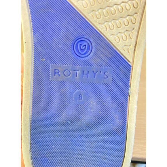 Rothy's Purple /Blue Low Cut Canvas Sneaker,Slip On 8us - Picture 7 of 11